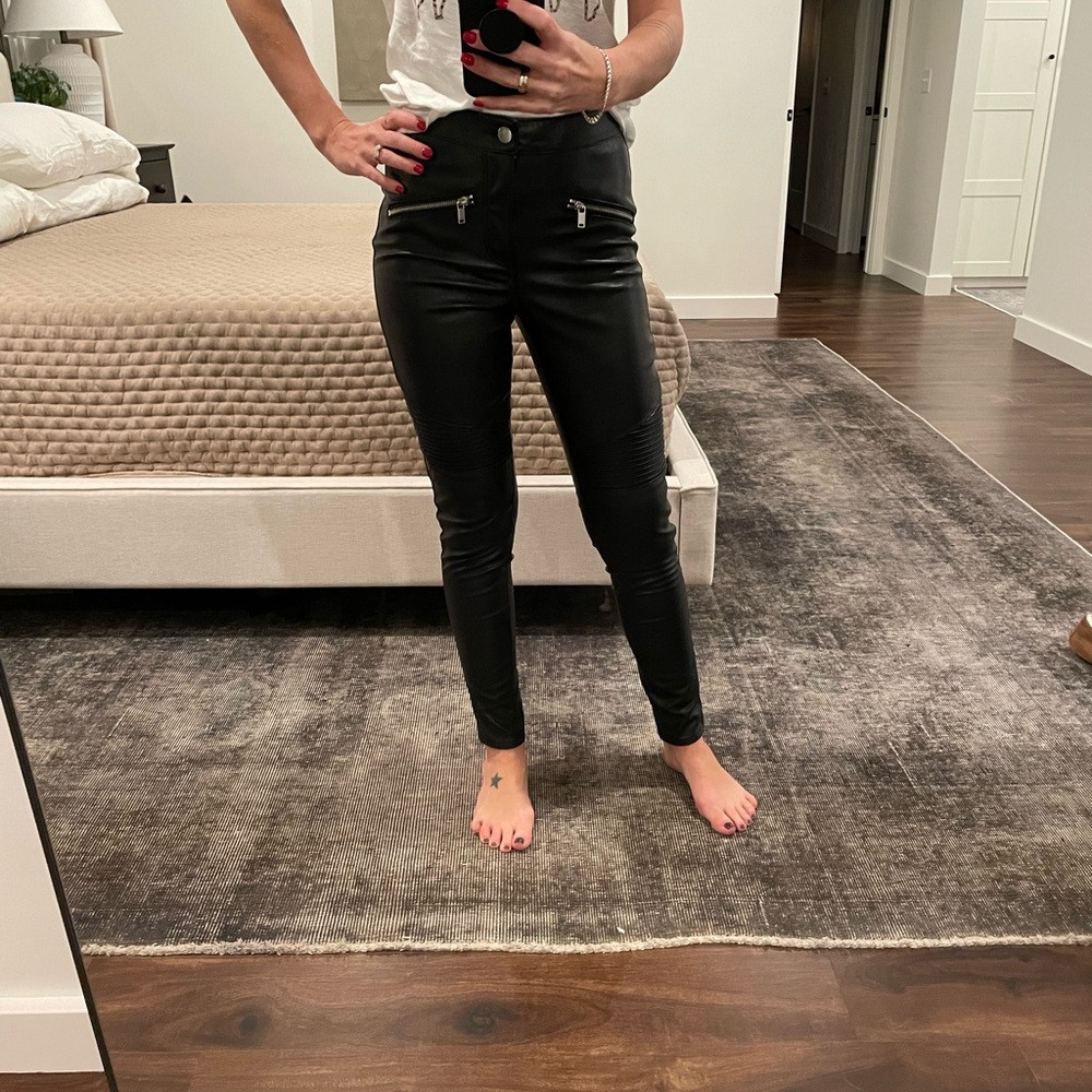 H&M Divided faux leather pants